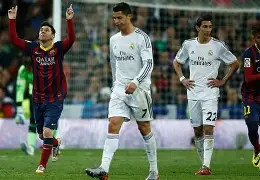 梅西帽子戏法颓势巴萨，皇马击败强敌赢得胜利(梅西帽子戏法出名皇马)